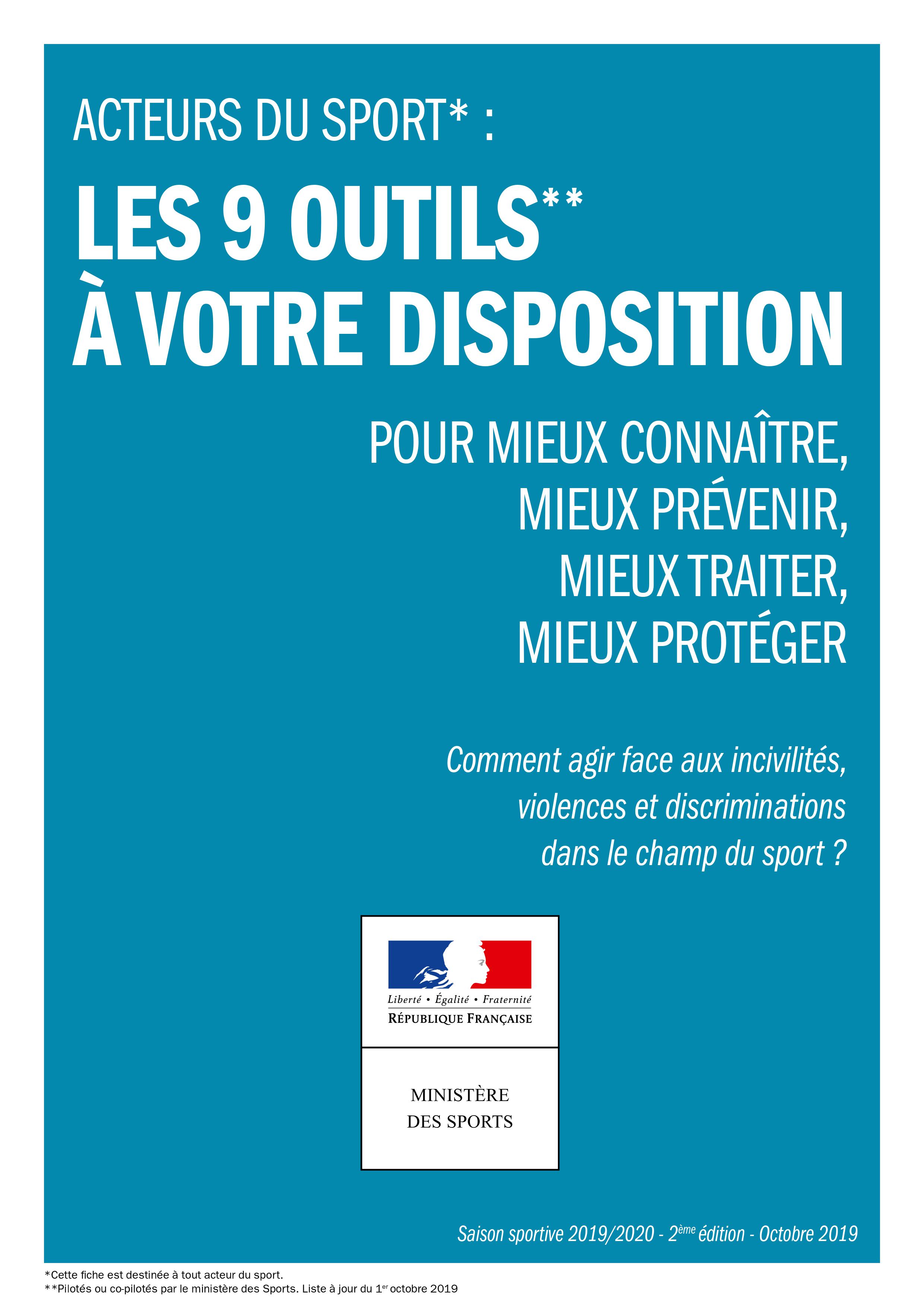 Prévention des violences et des discriminations dans le sport les 9 outils à votre disposition