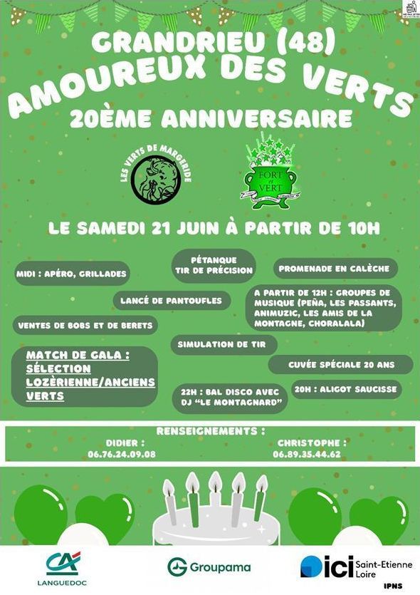 20 ans USS et Verts de Margeride